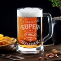 Kufel z Grawerem Do Piwa dla Dziadka - Prezent na Dzień Dziadka - Super Dziadek