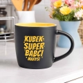 Kubek z Imieniem dla Babci - Kubek na Dzień Babci z Kolorowym Środkiem - Kubek Super Babci