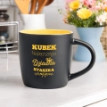 Kubek z Imieniem dla Dziadka - Kubek na Dzień Dziadka z Kolorowym Środkiem - Kubek Najlepszego Dziadka