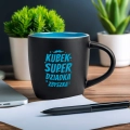 Kubek z Imieniem dla Dziadka - Kubek na Dzień Dziadka z Kolorowym Środkiem - Kubek Super Dziadka