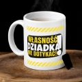 Kubek dla Dziadka z Nadrukiem - Kubek na Dzień Dziadka - Własność Dziadka Nie Dotykać