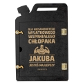 Barek Kanister na Alkohol + Szklanka z Grawerem dla Faceta - Prezent na Dzień Chłopaka - Dla Wspaniałego Chłopaka