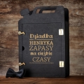 Barek Kanister na Alkohol + Szklanka z Grawerem dla Dziadka - Prezent na Dzień Dziadka - Dla Wspaniałego Dziadka