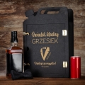 Barek Kanister na Alkohol + Szklanka z Grawerem dla Świadka - Prezent dla Świadka - Podziękowanie dla Świadka