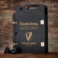 Barek Kanister na Alkohol + Szklanka z Grawerem dla Świadka - Prezent dla Świadka - Podziękowanie dla Świadka
