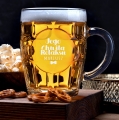 Kufel Do Piwa Kieliszek do Wina z Grawerem - Prezent dla Par - Zestaw Prezentowy dla Pary - Prezent na Walentynki - Jej i Jego Chwila Relaksu