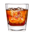 Szklanka do Whisky z Grawerem - Prezent na Walentynki dla Faceta - Zestaw Prezentowy na Walentynki - Szklanka + Karty do Gry + Kostki Chłodzące - Najlepszy Facet na Świecie