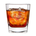Szklanka do Whisky z Grawerem - Prezent na Walentynki dla Faceta - Zestaw Prezentowy na Walentynki - Szklanka + Karty do Gry + Kostki Chłodzące - No1 Facet