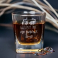 Szklanka do Whisky z Grawerem - Prezent na Dzień Chłopaka  - Zestaw Prezentowy dla Faceta - Szklanka + Karty do Gry + Kostki Chłodzące - Najlepszy Facet
