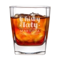 Szklanka do Whisky z Grawerem - Prezent na Dzień Ojca - Zestaw Prezentowy dla Taty - Szklanka + Karty do Gry + Kostki Chłodzące - Whisky Taty