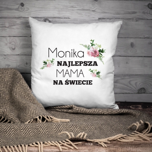 Poduszka z nadrukiem dla mamy