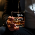 Szklanka do Whisky z Grawerem - Podziękowanie dla Świadka - Zestaw Prezentowy dla Świadka na Ślub - Szklanka + Karty do Gry + Kostki Chłodzące - Whisky Świadka