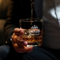 Szklanka do Whisky z Grawerem - Prezent na Dzień Chłopaka  - Zestaw Prezentowy dla Faceta - Szklanka + Karty do Gry + Kostki Chłodzące - Jesteś Najlepszy