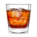 Szklanka do Whisky z Grawerem - Prezent na Walentynki dla Chłopaka - Zestaw Prezentowy na Walentynki - Szklanka + Karty do Gry + Kostki Chłodzące - Odciski Palców