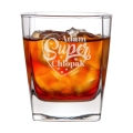 Szklanka do Whisky z Grawerem - Prezent na Walentynki dla Chłopaka - Zestaw Prezentowy na Walentynki - Szklanka + Karty do Gry + Kostki Chłodzące - Super Chłopak