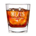 Szklanka do Whisky z Grawerem - Prezent na Walentynki dla Chłopaka - Zestaw Prezentowy na Walentynki - Szklanka + Karty do Gry + Kostki Chłodzące - Mężuś