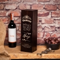 Skrzynka na wino z grawerem dla żony zamykana