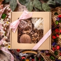 Kieliszek do Wina z Grawerem - Prośba o Świadkowanie - Zestaw Prezentowy Box dla Świadkowej - Kieliszek + Lusterko Bambusowe + Myjka do Kąpieli - Czy zostaniesz