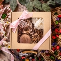 Kieliszek do Wina z Grawerem - Prośba o Świadkowanie - Zestaw Prezentowy Box dla Świadkowej - Kieliszek + Lusterko Bambusowe + Myjka do Kąpieli - Czy zostaniesz Świadkową