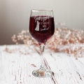 Kieliszek do Wina z Grawerem - Prośba o Świadkowanie - Zestaw Prezentowy Box dla Świadkowej - Kieliszek + Lusterko Bambusowe + Myjka do Kąpieli - Czy Będziesz Moją Świadkową?
