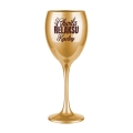 Złoty Kieliszek do Wina z Grawerem - Prezent z Imieniem dla Niej  - Chwila Relaksu