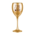Złoty Kieliszek do Wina z Grawerem - Prezent Na Dzień Kobiet dla Żony - Żona Idealna Usta