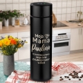 Kubek Termiczny LED z Grawerem dla Mamy - Prezent na Dzień Matki z Imieniem - Mama Superbohaterka