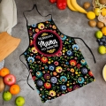 Kubek i Fartuch Kuchenny z Nadrukiem dla Mamy - Prezent na Dzień Matki - Zestaw Prezentowy dla Mamy - Folk