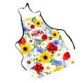 Kubek i Fartuch Kuchenny z Nadrukiem dla Mamy - Prezent na Dzień Matki - Zestaw Prezentowy dla Mamy - Wildflowers