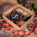 Fartuch z Nadrukiem dla Mamy + Zestaw Narzędzi Ogrodowych + Nasiona - Prezent na Dzień Matki - Zestaw Prezentowy dla Mamy - Folk