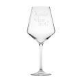 Kieliszek XXL do Wina z Grawerem - Prezent z Imieniem Dla Niej - Duży Kieliszek Do Wina -  Wine Not?