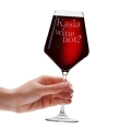 Kieliszek XXL do Wina z Grawerem - Prezent z Imieniem Dla Niej - Duży Kieliszek Do Wina -  Wine Not?