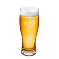 Kufel Grillowy Do Piwa z Grawerem - Prezent z Imieniem na Majówkę - Wysoki Kufel Barowy - King of the Cold Beer