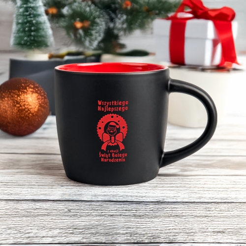 Kubek z Imieniem Na Święta - Kubek Prezent Na Mikołaja, Święta Bożego Narodzenia 