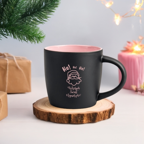 Kubek z Imieniem Na Święta - Kubek Prezent Na Mikołaja - Ho,Ho,Ho