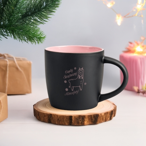 Kubek z Imieniem Na Święta - Kubek Prezent Na Mikołaja - Świątecznej Atmosfery 