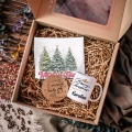 Kubek, Podkładka i Poszewka z Nadrukiem na Mikołaja - Prezent na Święta, Gwiazdkę - Zestaw Prezentowy Na Mikołaja - Merry Christmas