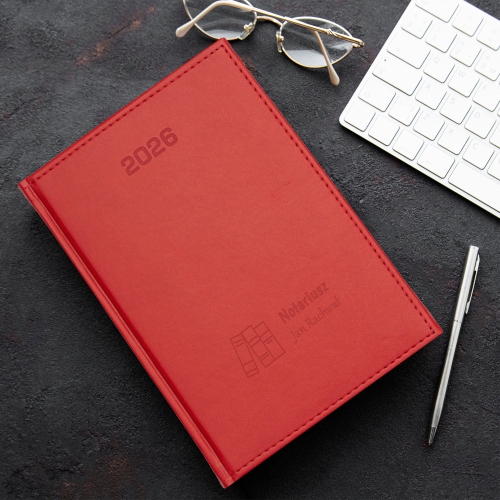 Kalendarz Dzienny Notariusza - Prezent Dla Notariusza z Imieniem  - Planer 