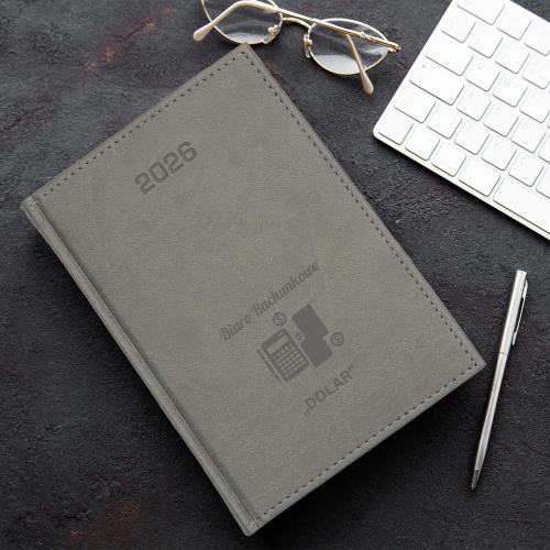 Kalendarz Dzienny Biura Rachunkowego - Prezent Dla Biura Rachunkowego z Imieniem  - Planer 