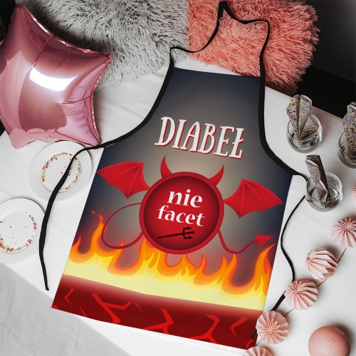 Fartuch kuchenny z nadrukiem dla niego