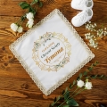 Szatka Do Chrztu - Pamiątka Chrztu Świętego z Imieniem - Szatka na Chrzest - Ornamenty