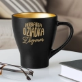 Zestaw Kubków z Grawerem - Prezent dla Babci i Dziadka - Kubki Biały i Czarny - Zestaw Prezentowy dla Dziadków - Prezent Dla Babci i Dziadka - Herbatka