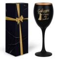 Matowy Kieliszek do Wina z Grawerem - Prezent dla Świadkowej - Prośba o Świadkowanie  - Czy Będziesz Moją Świadkową?