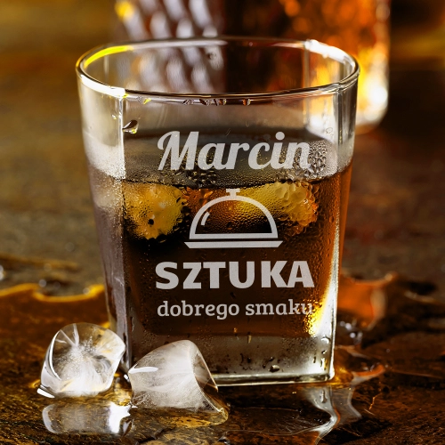 Szklanka do Whisky z Grawerem - Prezent dla Kucharza