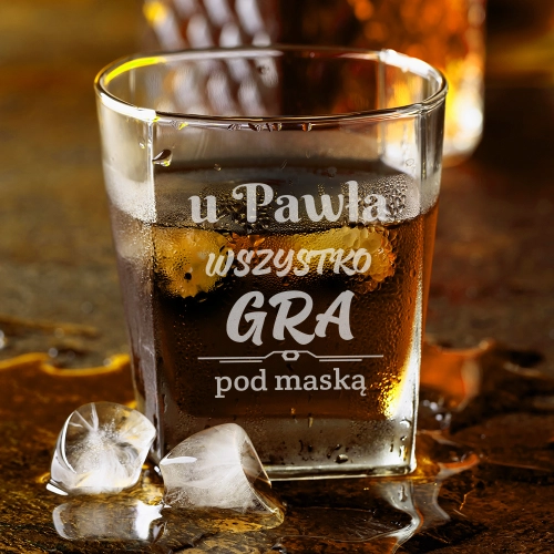 Szklanka do Whisky z Grawerem - Prezent dla Mechanika