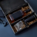 Zestaw Skrzynka na Whisky + Szklanka z Grawerem dla Lekarza - Prezent dla Lekarza