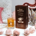 Karafka na whisky w skrzynce z grawerem na obronę pracy magisterskiej ciemny brąz