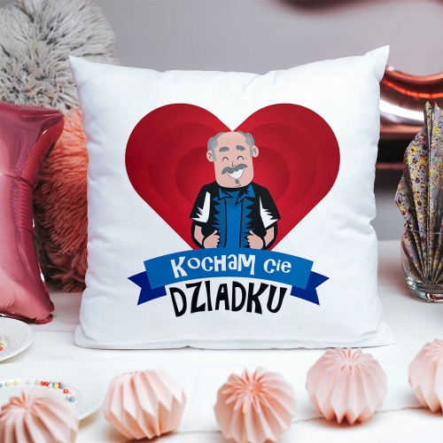 Poduszka z nadrukiem dla dziadka