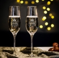 Kieliszki do szampana z grawerem na wieczór panieński