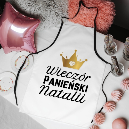 Fartuch kuchenny z nadrukiem na wieczór panieński